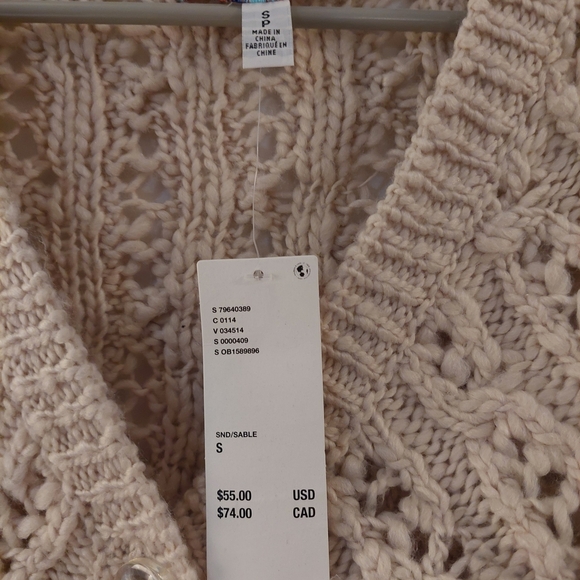 Urban Outfitters Cream Knit Sweater Vest - Picture 3 of 4